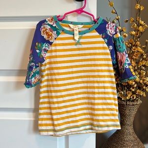 Matilda Jane Floral Sleeve Shirt